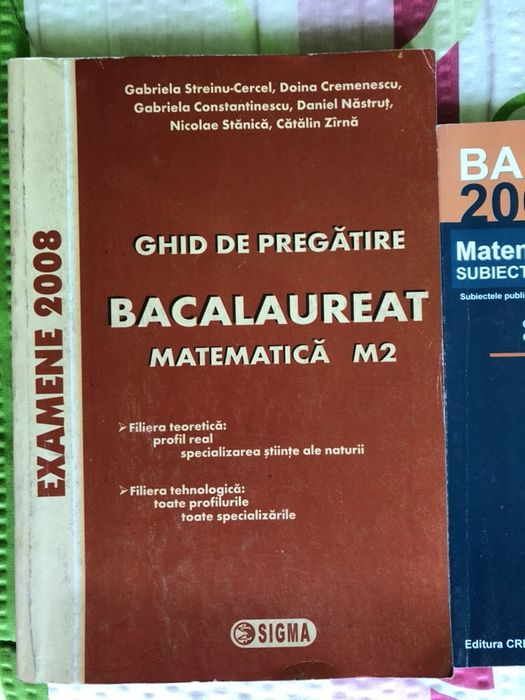 Culegeri matematica bacalaureat