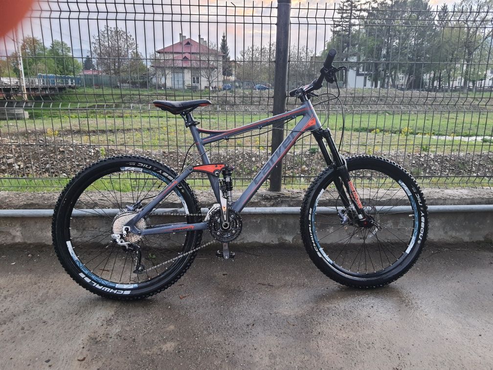 Bicicletă carver ful suspension