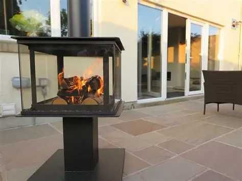 Semineu de exterior pe lemne-Outdoor 4D-tunel pentru terasa si gradina