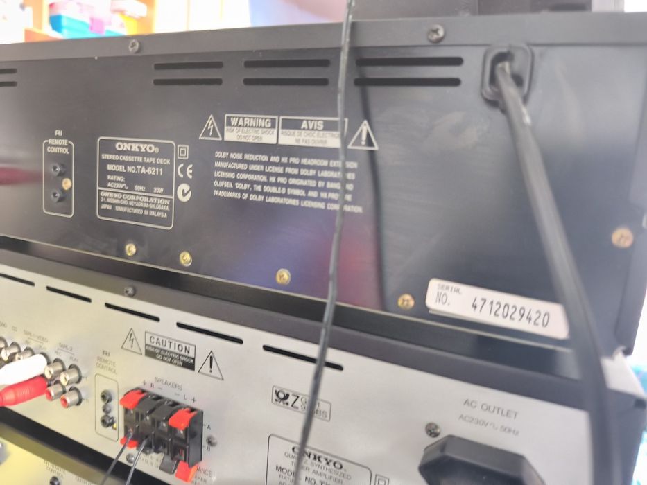 Onkyo TX-7820 și TA-6211 ,, atenție provin din linii diferite ''