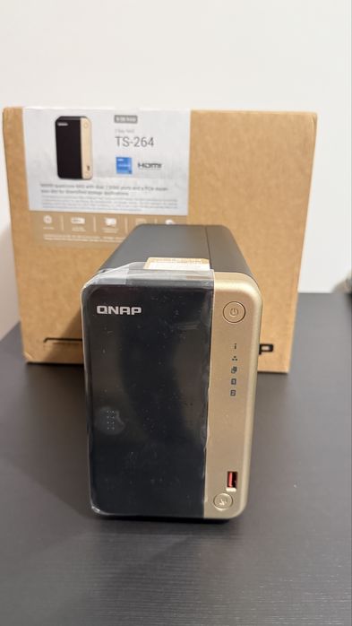 NAS Qnap TS-264 2Bay 8GB DDR4 1 port 2.5G USB 3.2 gen2
