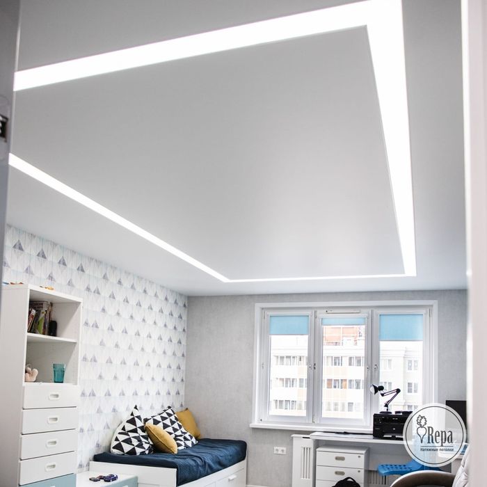 Натяжные потолки. Кермелі төбелер