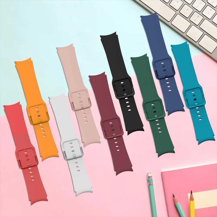 Curea silicon 20mm Samsung Watch 4 4 Classic Watch 5 5 Pro Watch 6 7