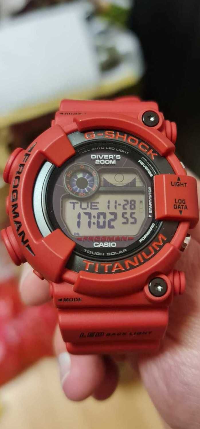 Casio G Shock Frogman GW 8230 red