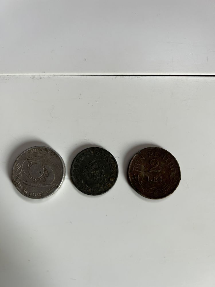 Vand 3 monede foarte rare