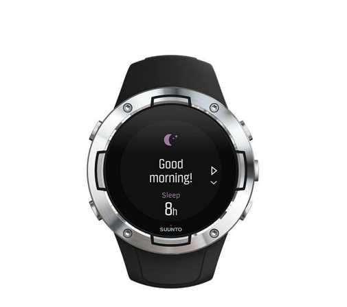 Ceas sport Suunto 5 G1 All Black, unisex,alb și negru