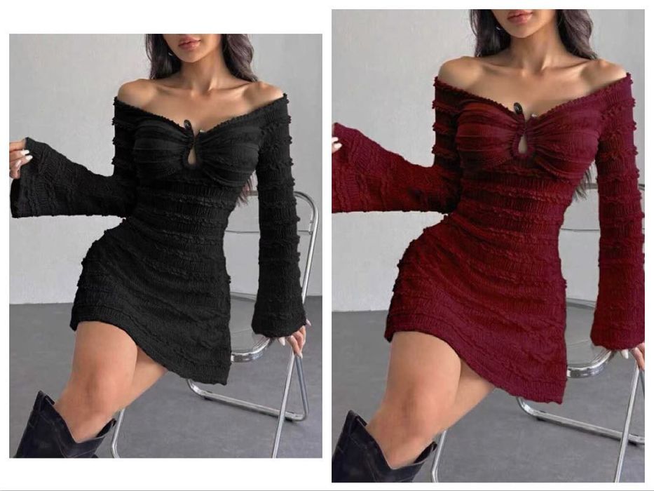 Елегантна рокля с камъни