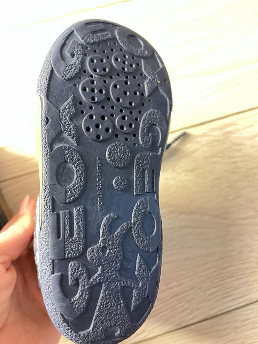 Ghete Geox Respira din piele cu lumini - Noi cu etichetă, mărimea 27