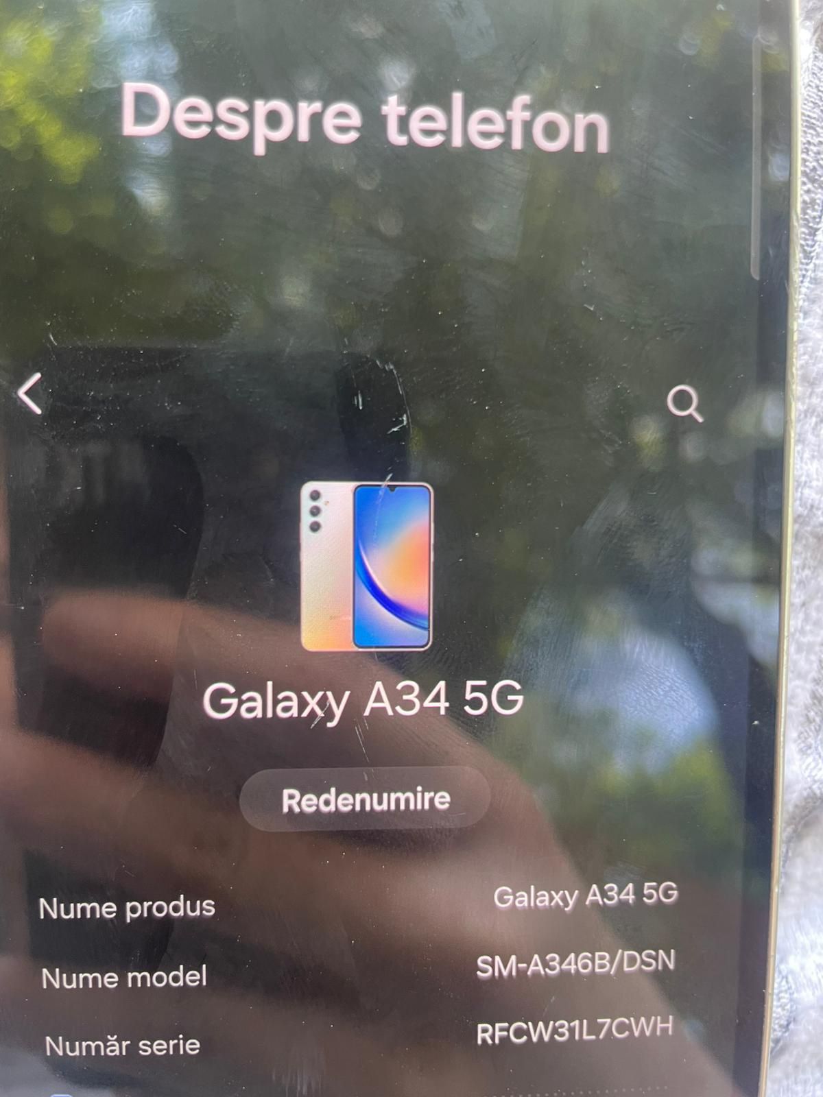 Samsung a34 5g puțin spart