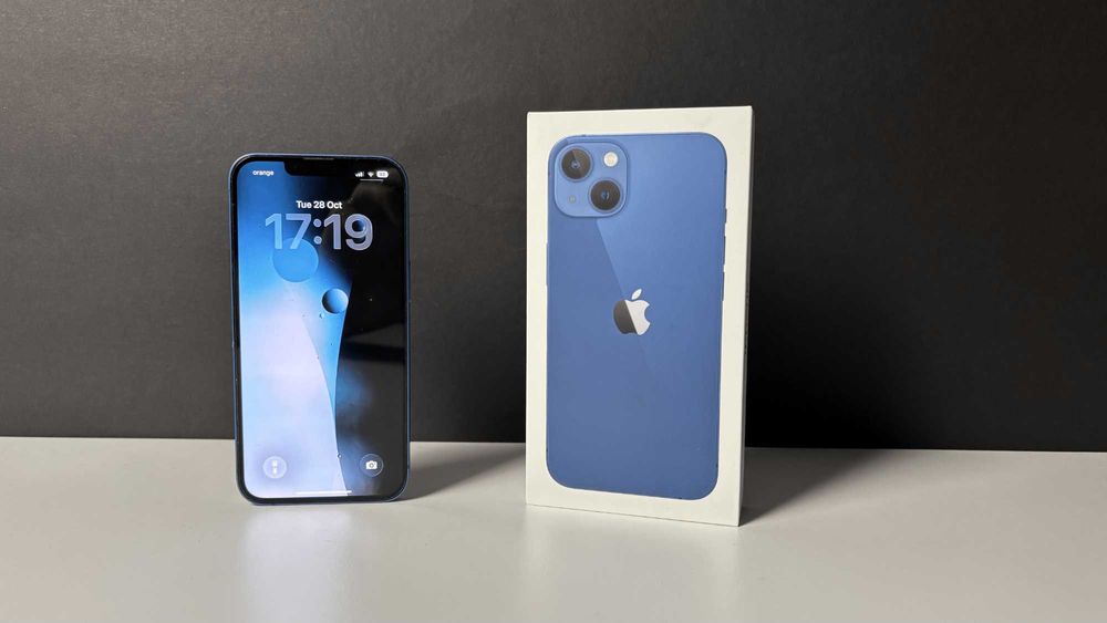 iPhone 13 Blue 128 Gb 5G stare buna la cutie