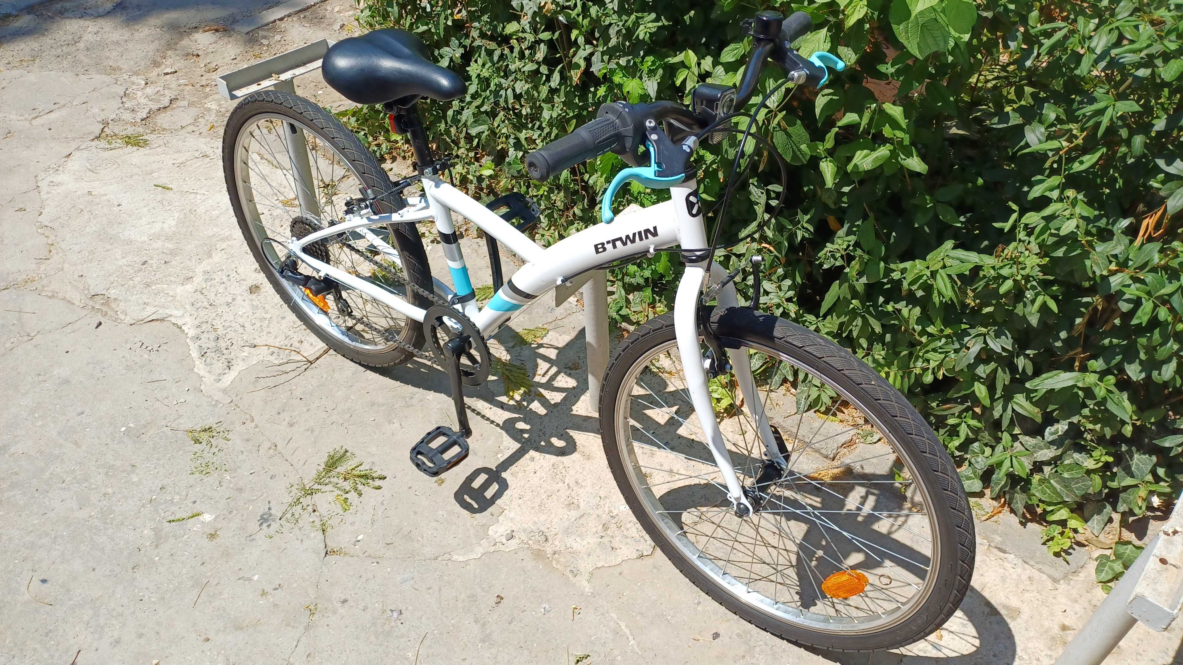 Bicicletă polivalentă pentru copii B-TWIN Original 100 JR. 24''