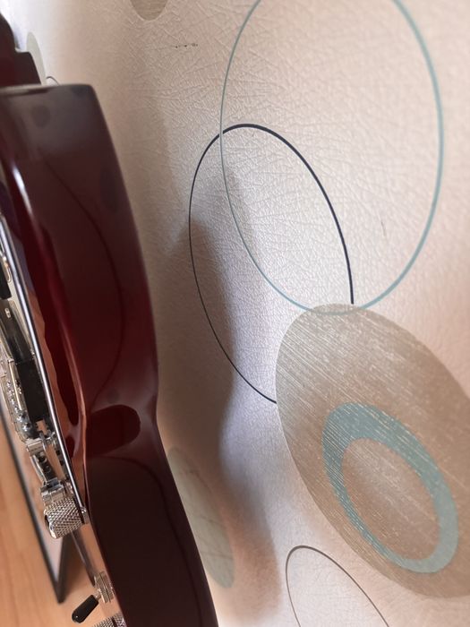 Chitara electrica Harley benton DC Custom II Cherry