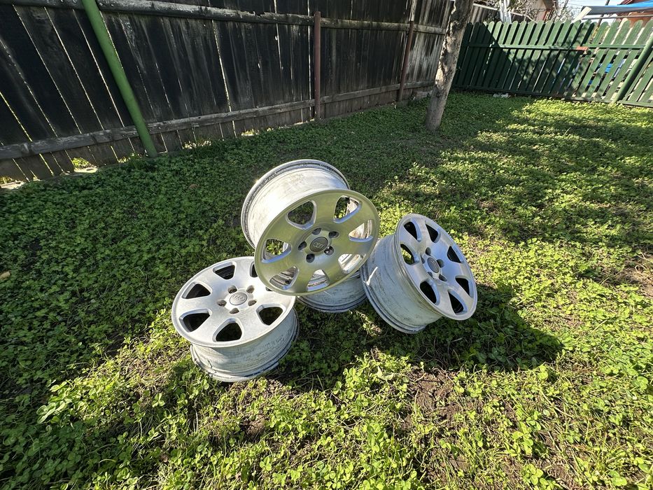 Jante originale Audi 16” – 5x112, aluminiu, set 4 bucăți