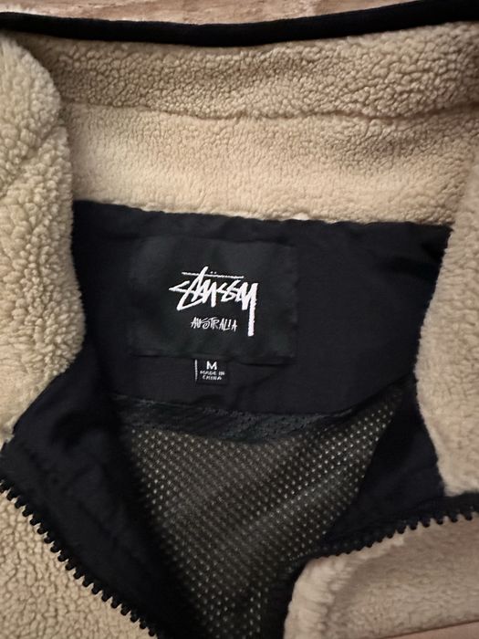 Stussy sherpa fleece яке