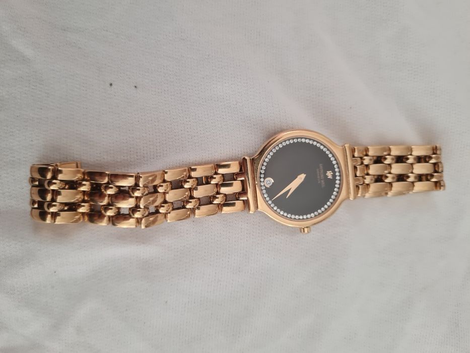 Ceas damă Raymond weil placat cu aur de 18 karate