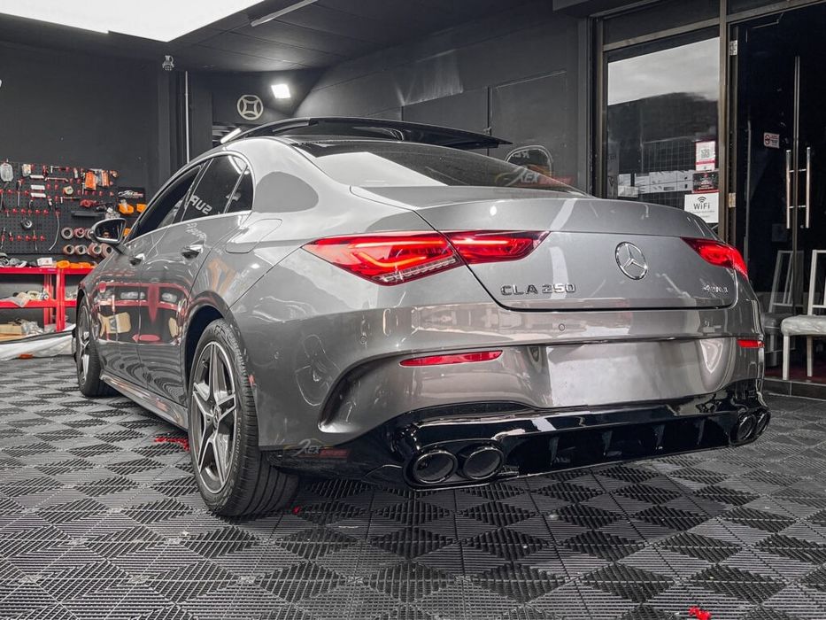 C118 X118 CLA45AMG дифузьор с накрайници Mercedes CLA