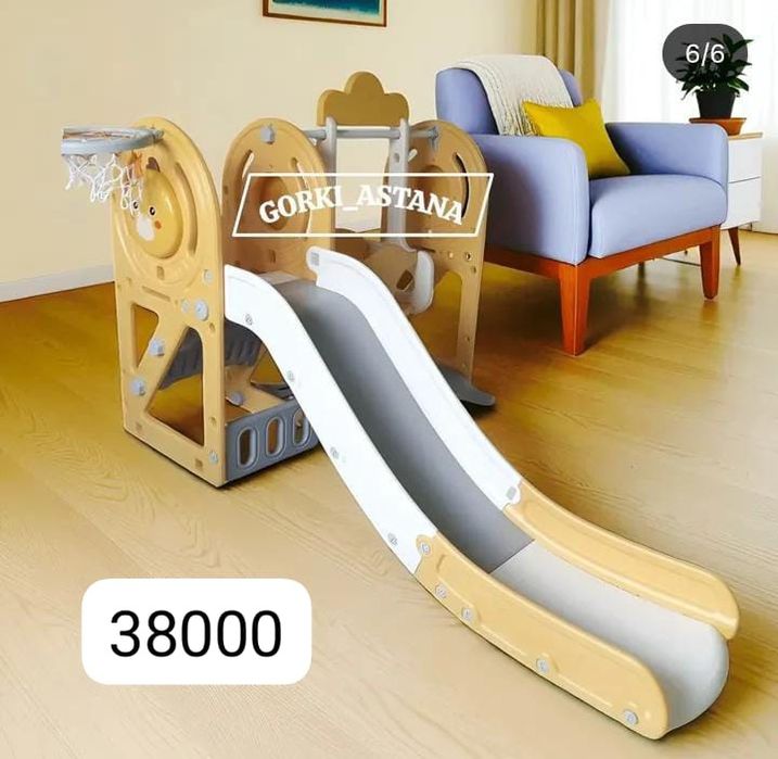 Новые детские качели Детский игровой комплекс Детская горка