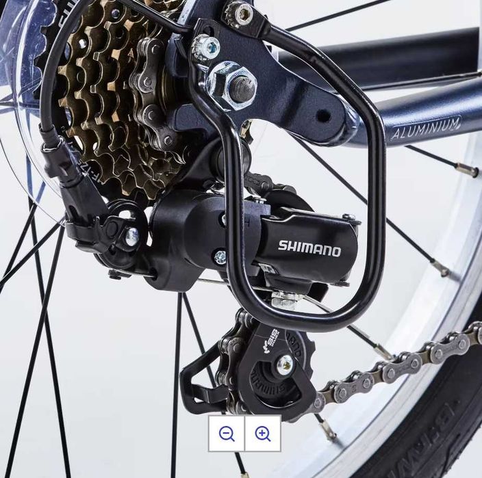 SUPER OFERTĂ! Bicicletă pliabilă FOLD 500 albastra decathlon - CA NOUA