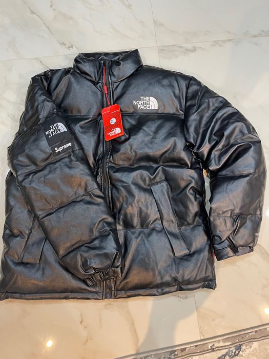 Geacă de piele The North Face X Supreme