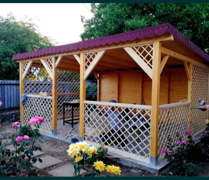 Foișoare terase din lemn de vanzare