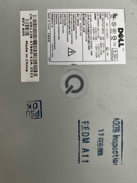 Sursa alimentare Dell HP-U2106F3