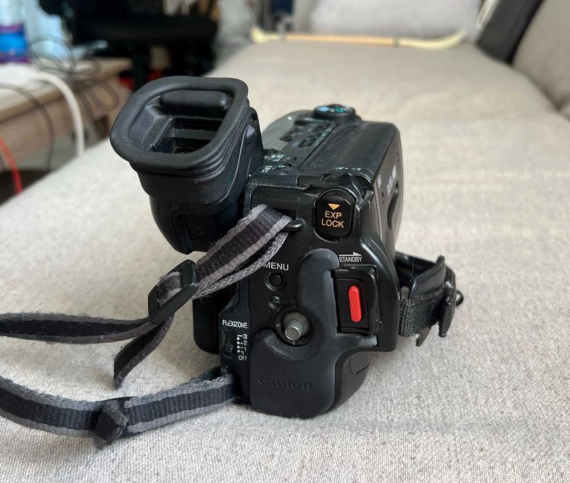 Canon UC-X45HiE cameră video Hi8 cu baterie, funcțională, vintage