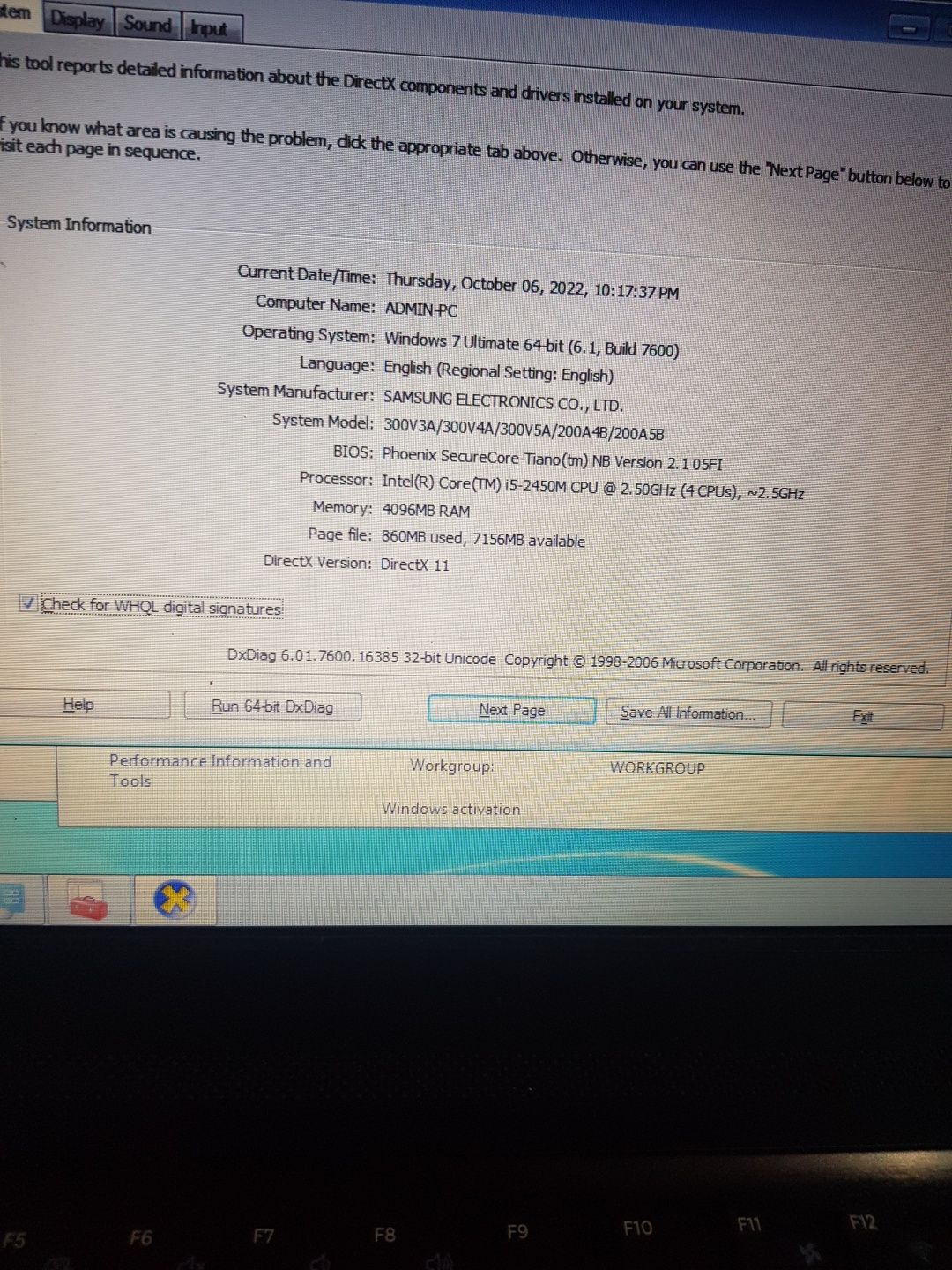 Placa de baza laptop Samsung NP300V5A-S01RO + Procesor i5 2450m 2.5Ghz