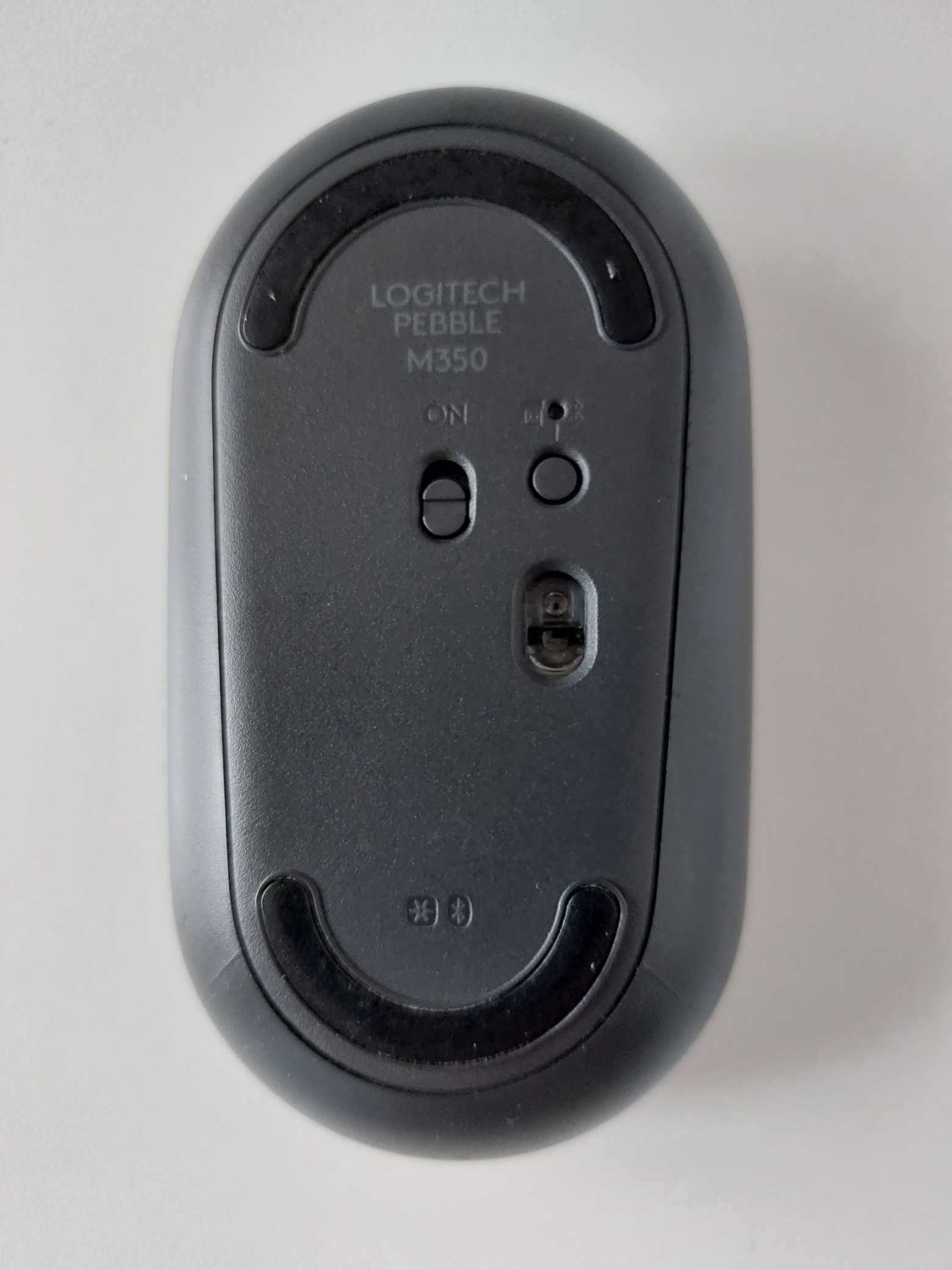 Mouse wireless Logitech Pebble M350, culoare gri (Grafit)