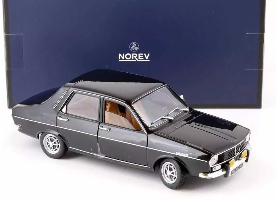Macheta Renault 12 Norev scara 1/18  1973 Negru