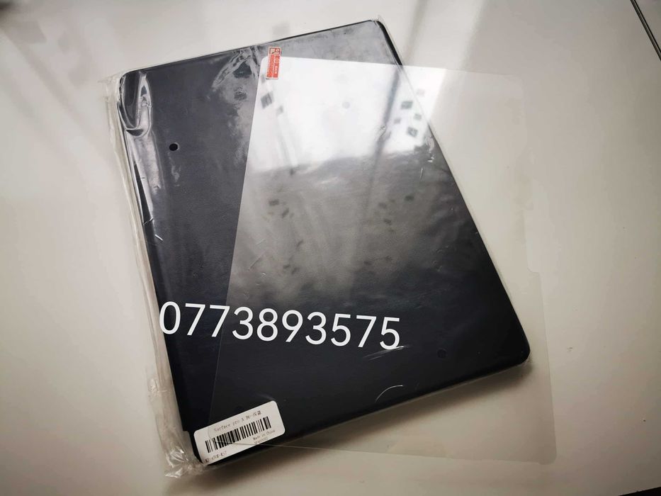 Set husa folie sticla ecran tableta Microsoft Surface Pro X protectie