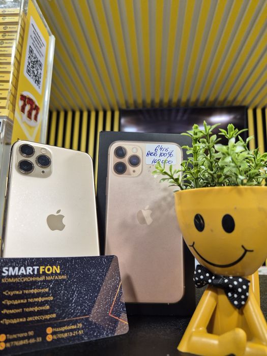 Iphone 11 pro,64гб,100%