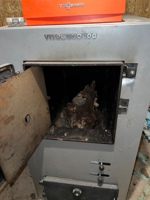 Vand centrala pe lemne Viessmann Vitoligno 100 S, 30 kW