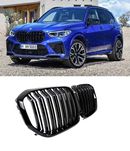 Grile dubla BMW X5 G05 19-20 M Performance Negru Lucios