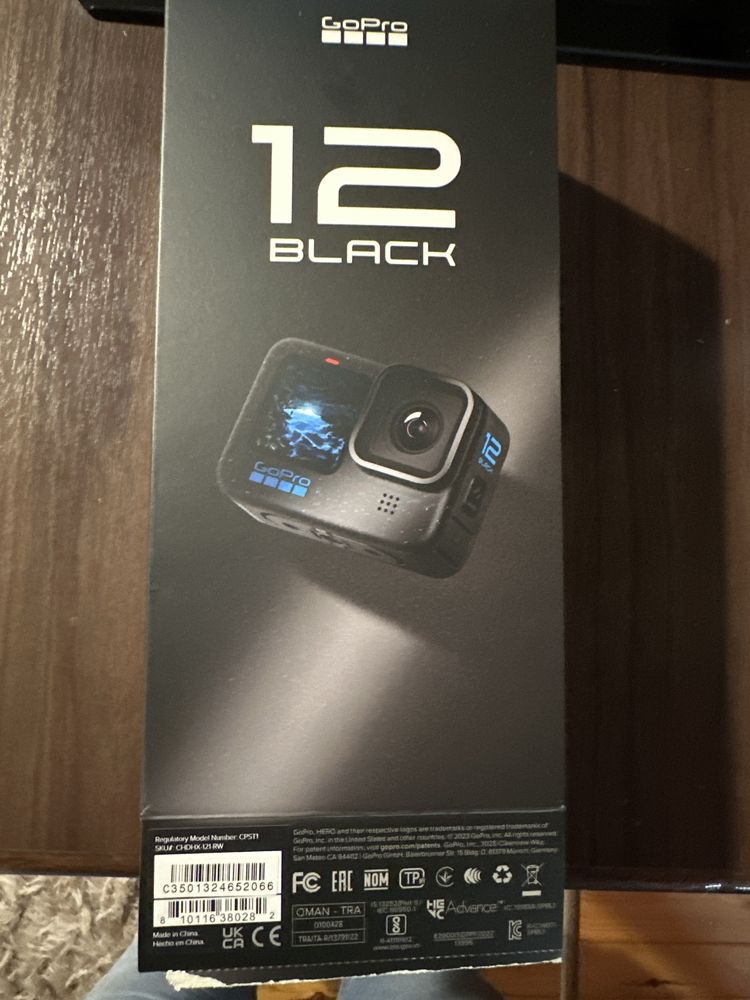 Gopro 12 black video camera actiune