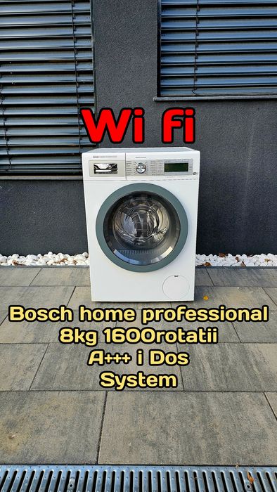 Masina de spălat Bosch Home Professional seria 8 cu Wi Fi I dos sistem