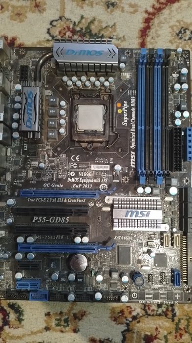 Материнская плата 1156 P55