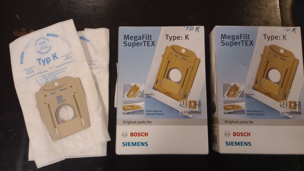 Торбички за прахосмукачка Type K