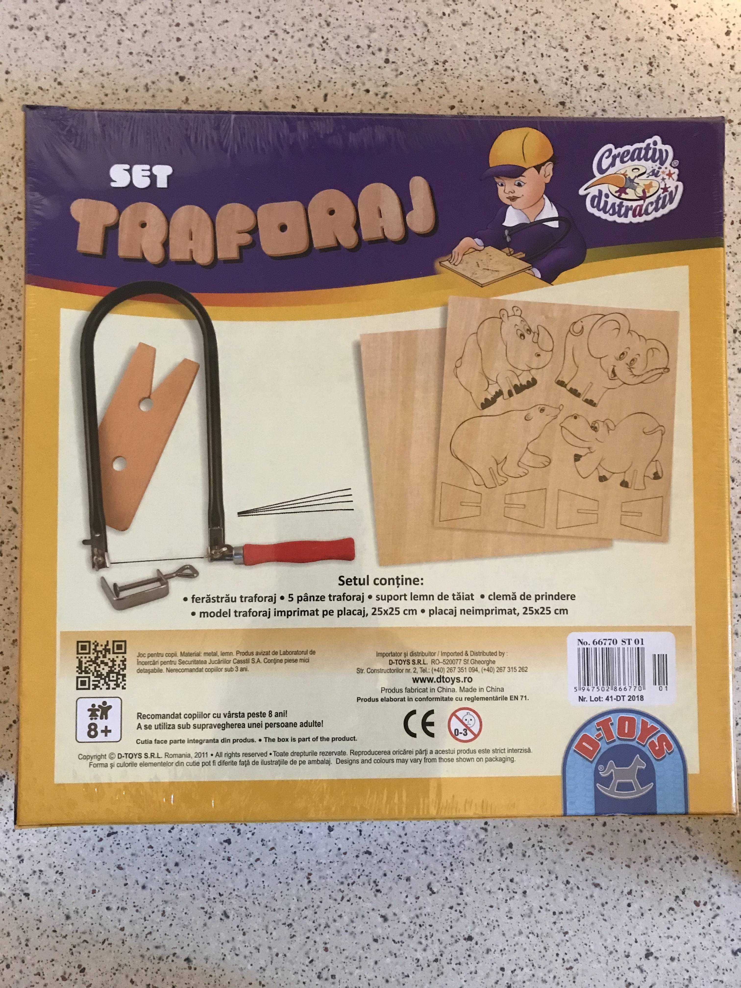 SET DE TRAFORAJ D-Toys -- nou sigilat