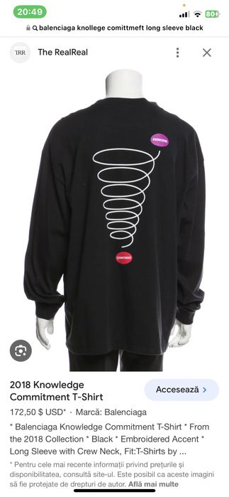 Bluza Balenciaga Autentică