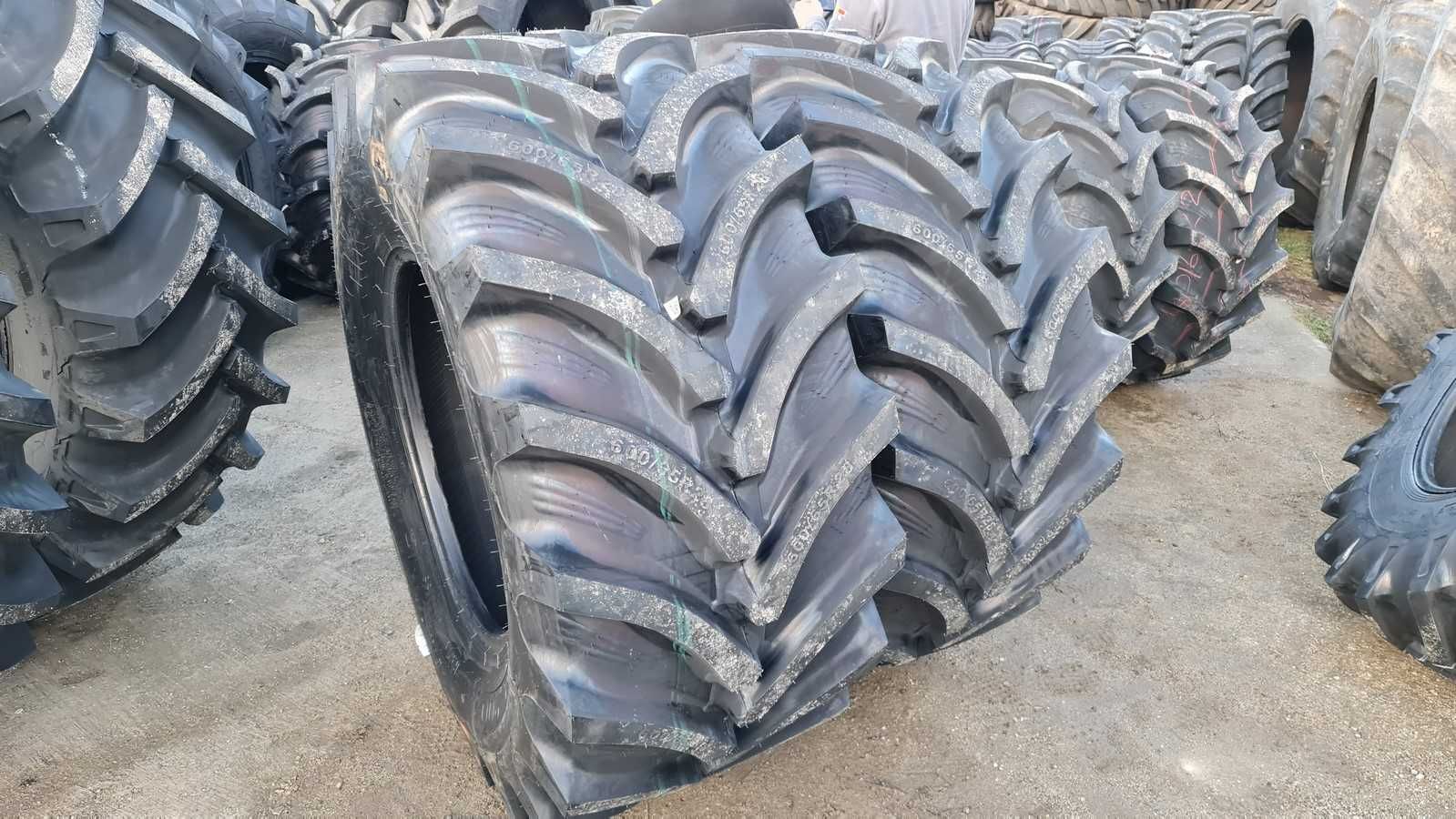 Cauciucuri noi 600/65 R28 GTK anvelope tractor spate radiale garantie