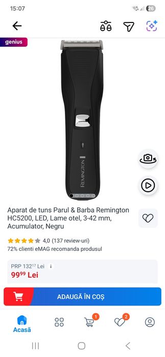 Aparat de tuns&barba