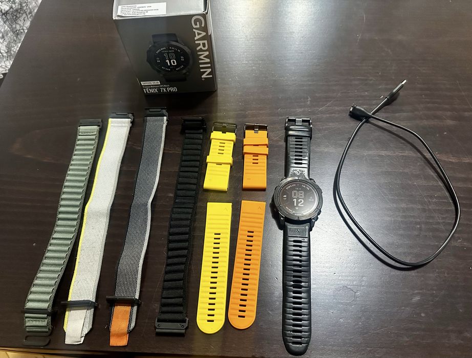 Garmin Fenix 7x pro Sapphire Solar