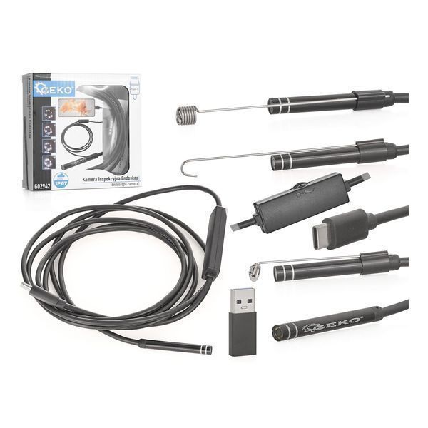 Видео камера ендоскоп за автомобил, диаметър 2 м, камера 5.5 мм usb-c