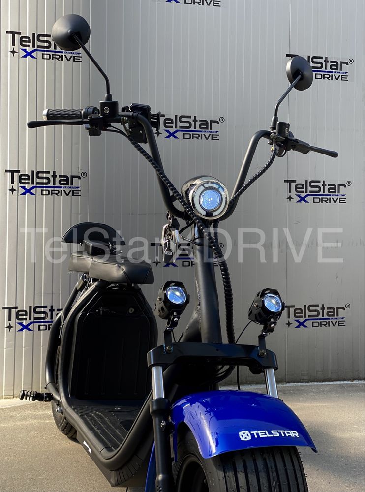 Електрически скутер BIG CITY HARLEY X7 ULTRA 1500W 60V 26Ah с LED