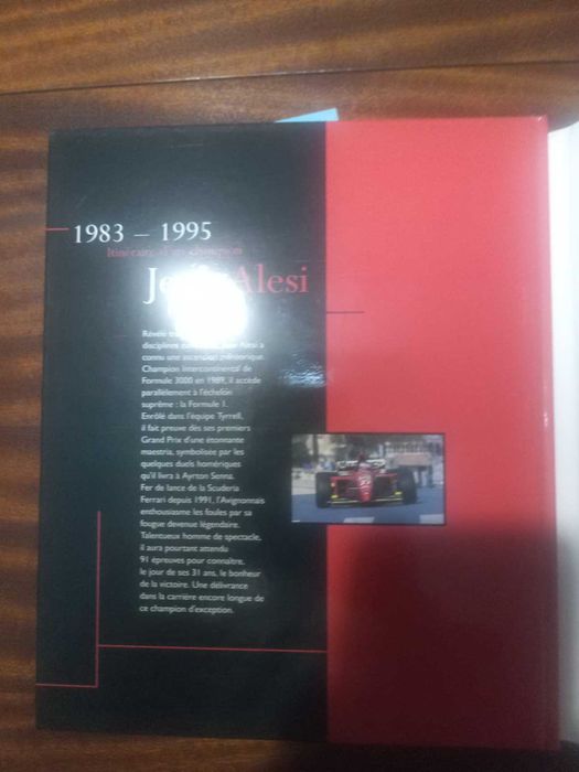 Фото книга за Жан Алези с автограф