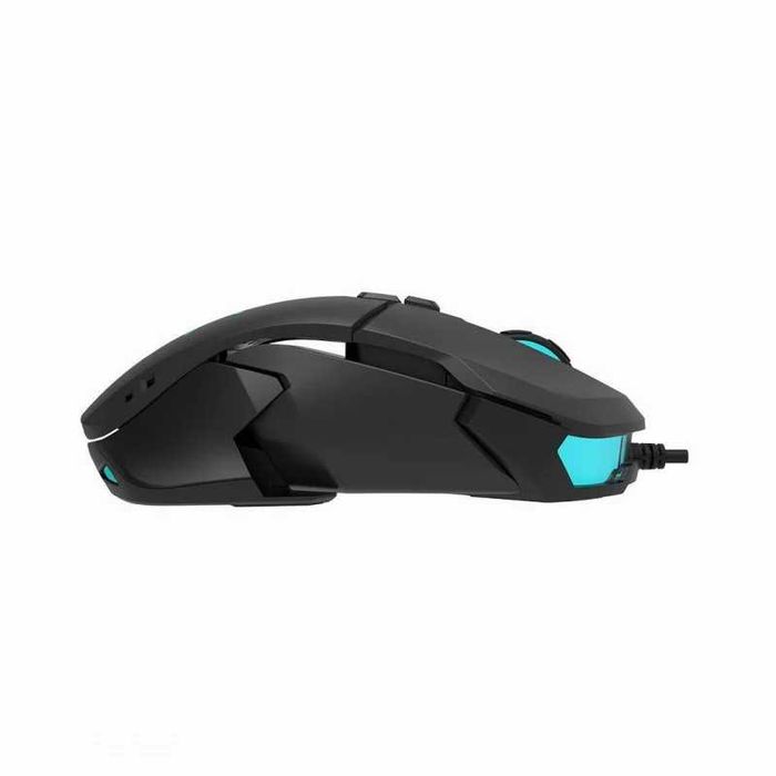 Mouse gaming Delux M629BU  Iluminat 7 Butoane programabile Nou Sigilat