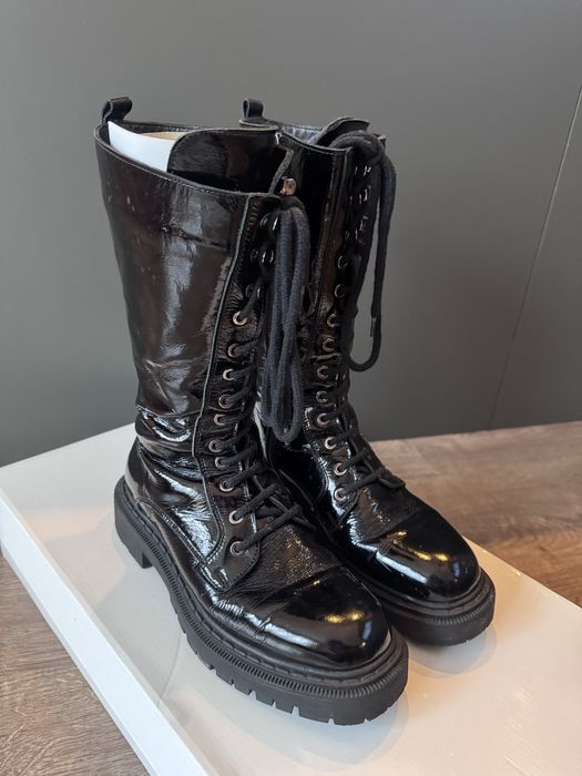 Ботуши/кубинки ЕСТЕСТВЕНА КОЖА 40