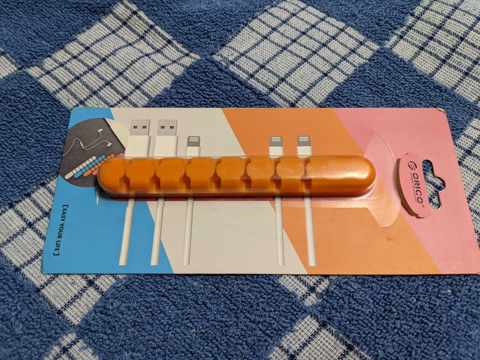 Фиксатор кабеля ORICO силикон 15x2x1.2mm, 7слотов