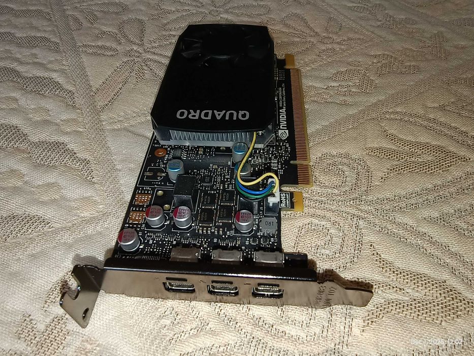 Видео карта Nvidia Quadro P400, 2GB GDDR5, low profile, 3xmini DP