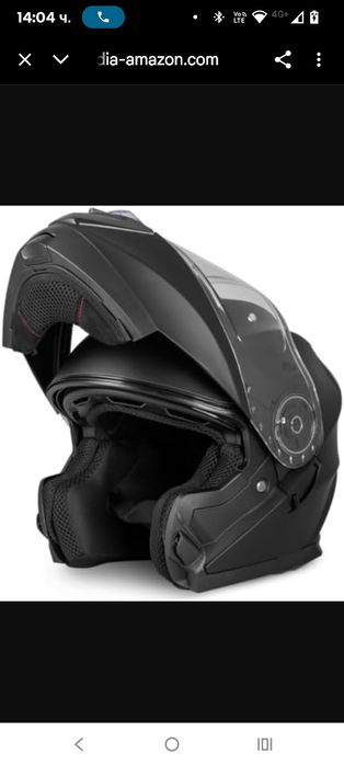 Модулна каска VINZ Santos със слънцезащитен сенник | Одобрена по ECE 2